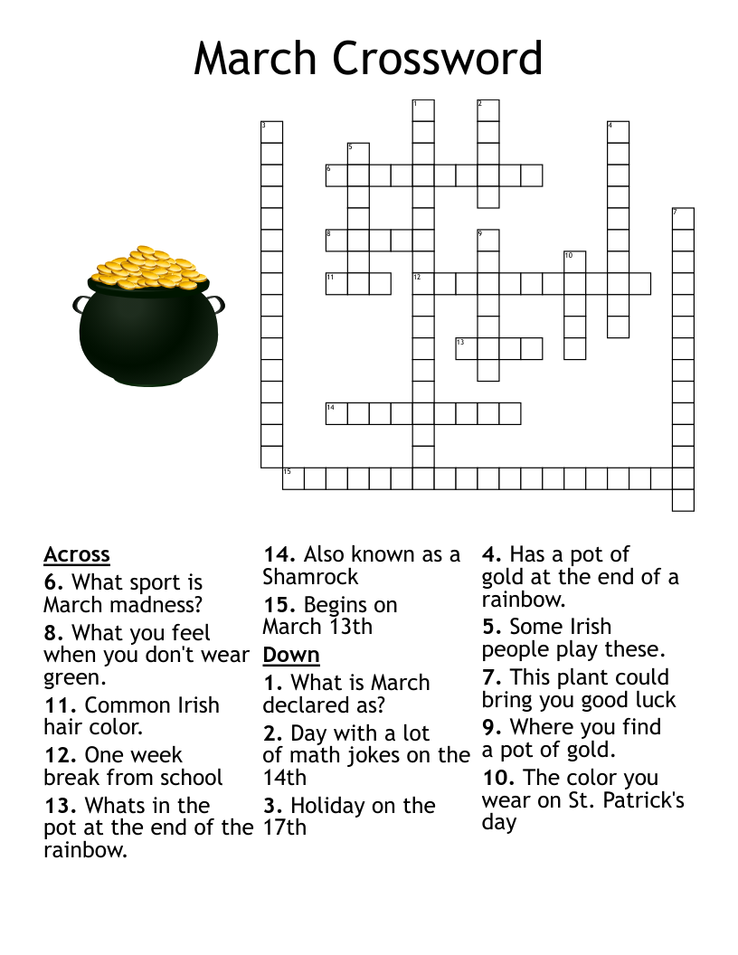 March Crossword