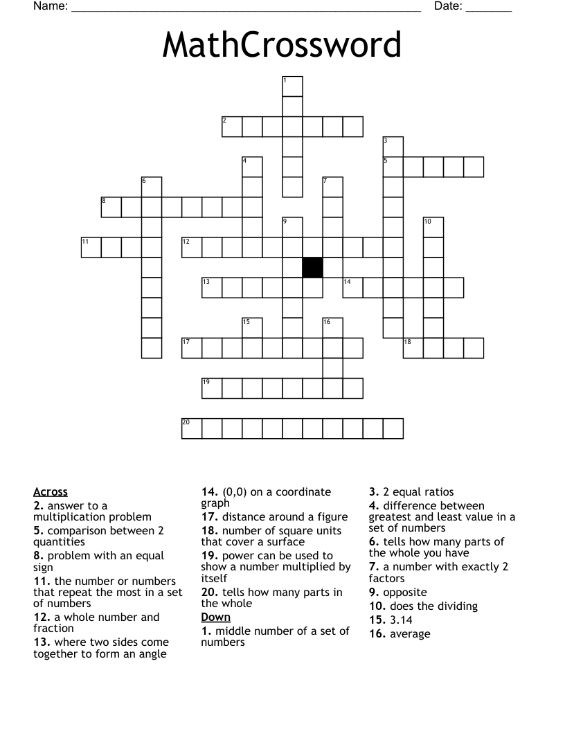 MathCrossword