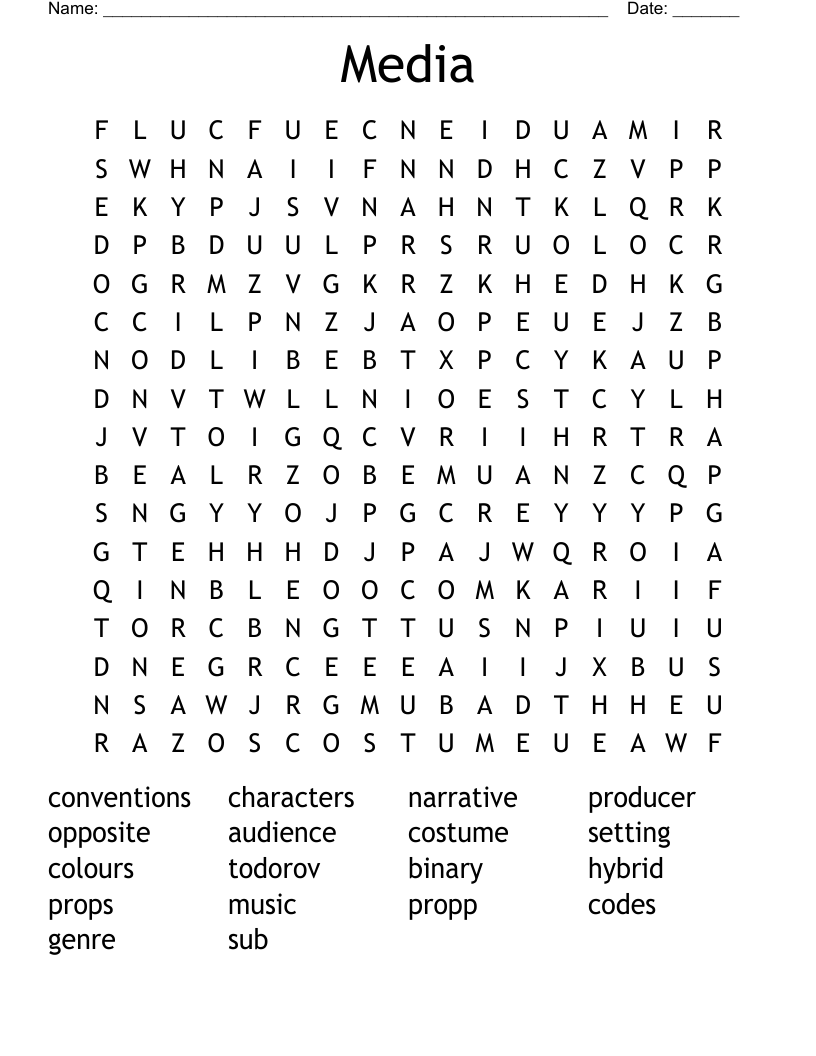Media Word Search