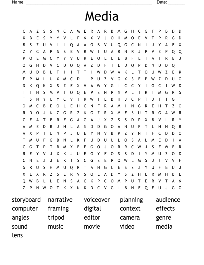 Media Word Search