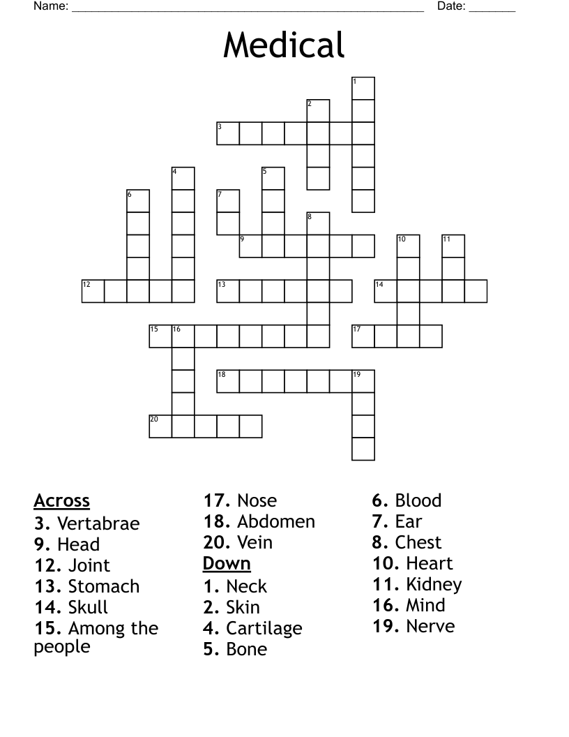 Medical Crossword