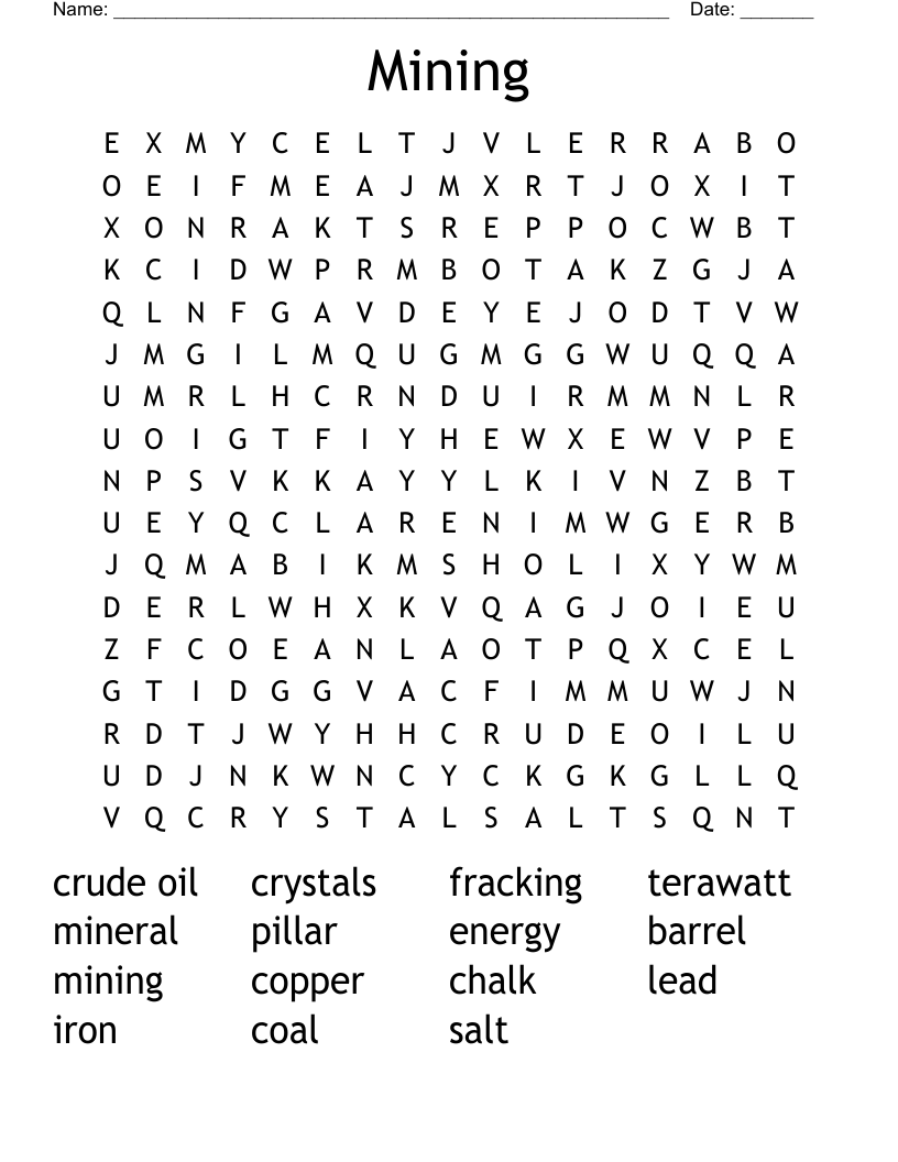 Mining Word Search
