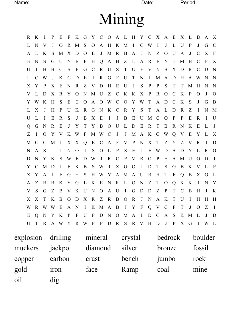 Mining Word Search