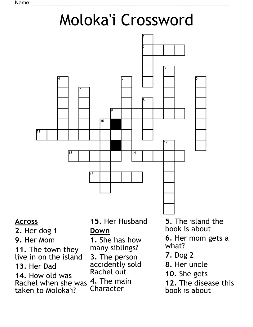 Moloka'i Crossword