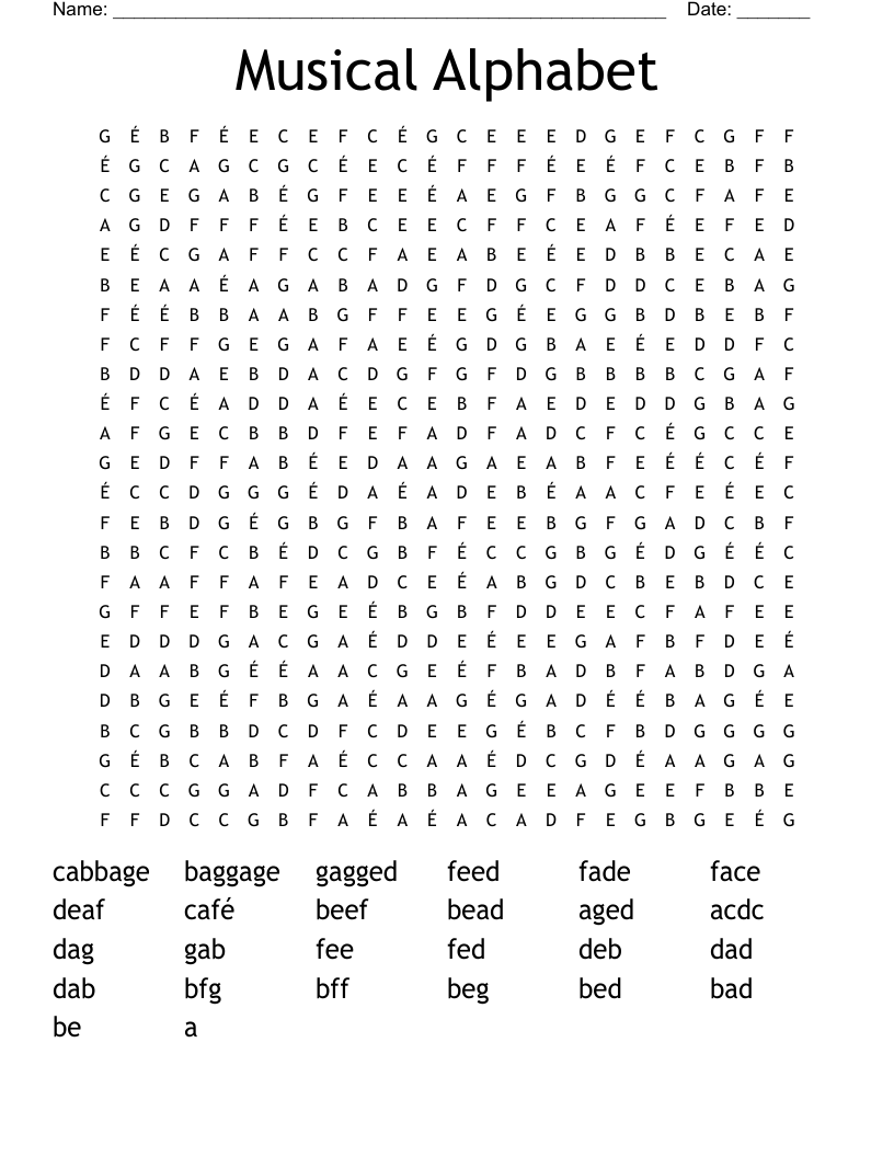 Musical Alphabet