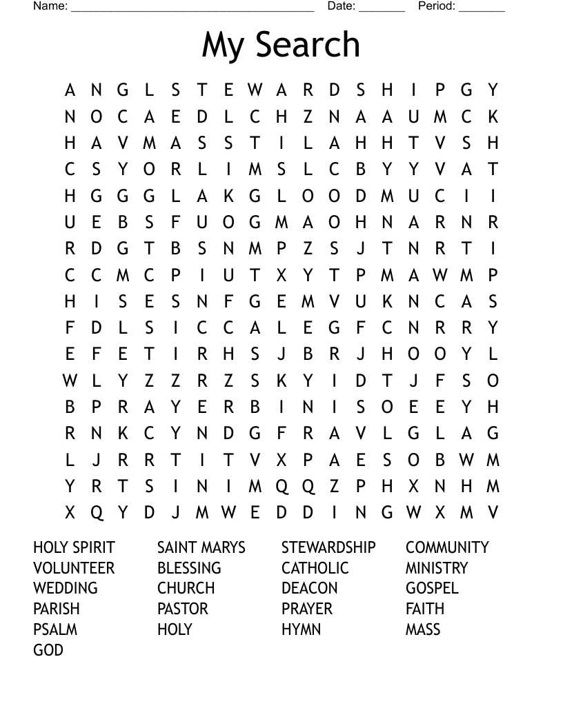 My Search Word Search