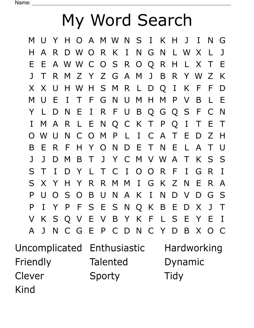 My Word Search
