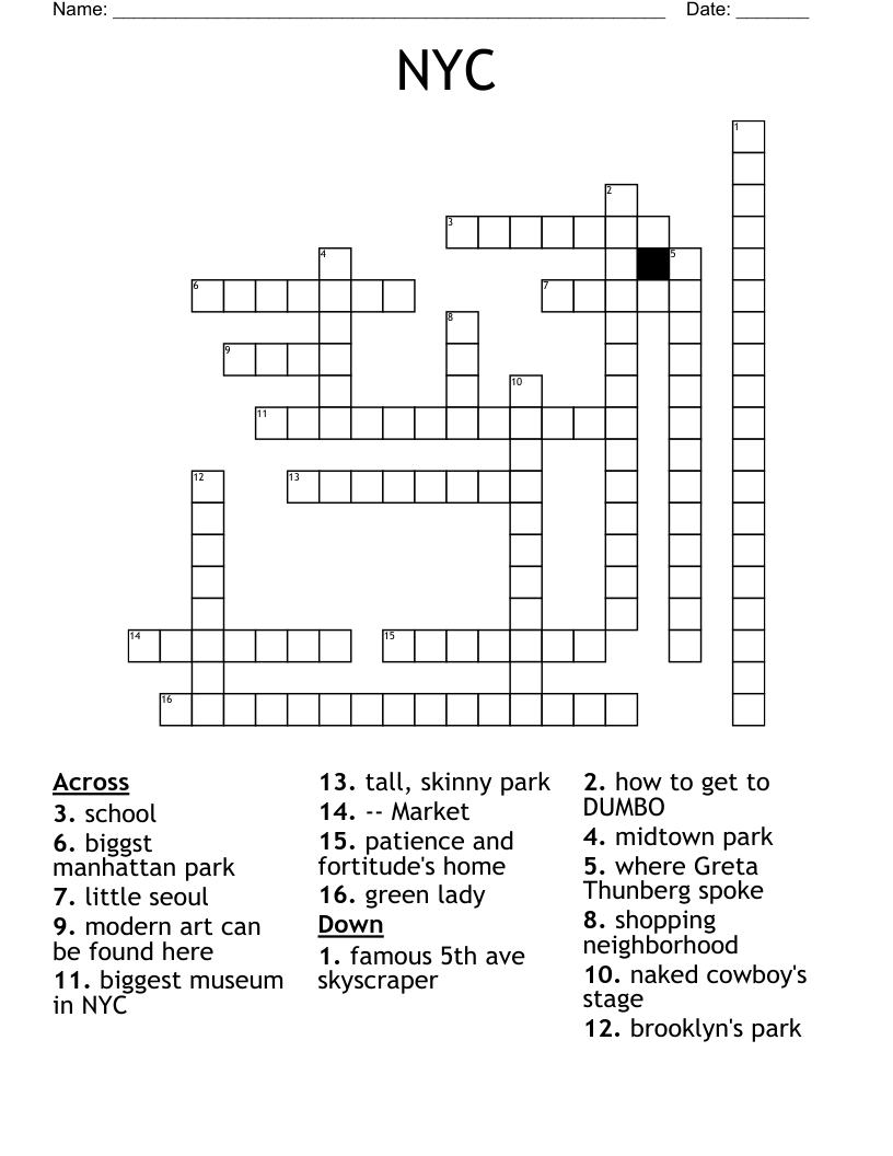 NYC Crossword