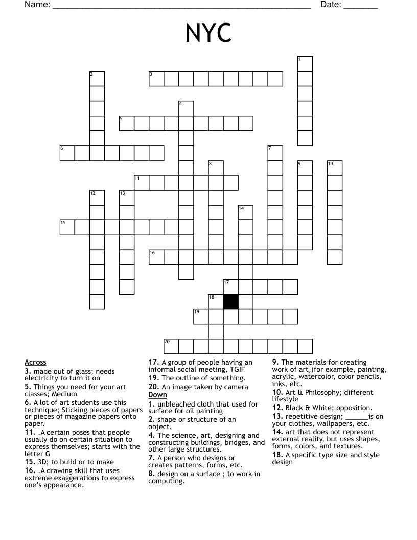 NYC Crossword