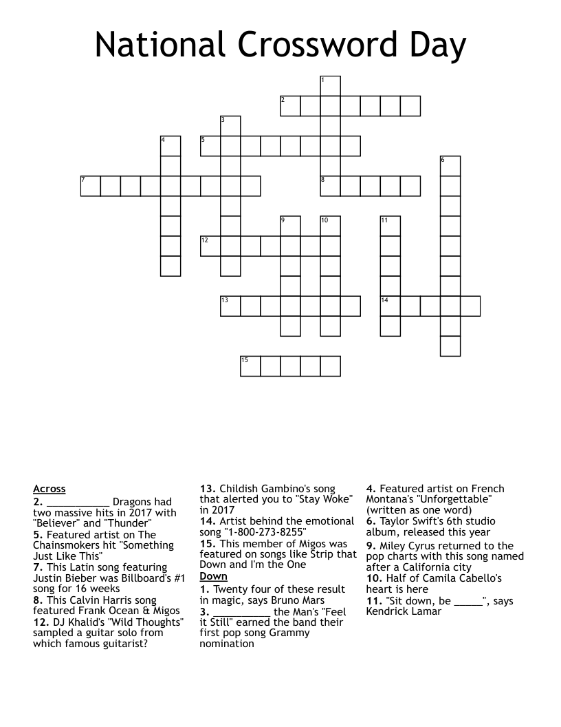 National Crossword Day