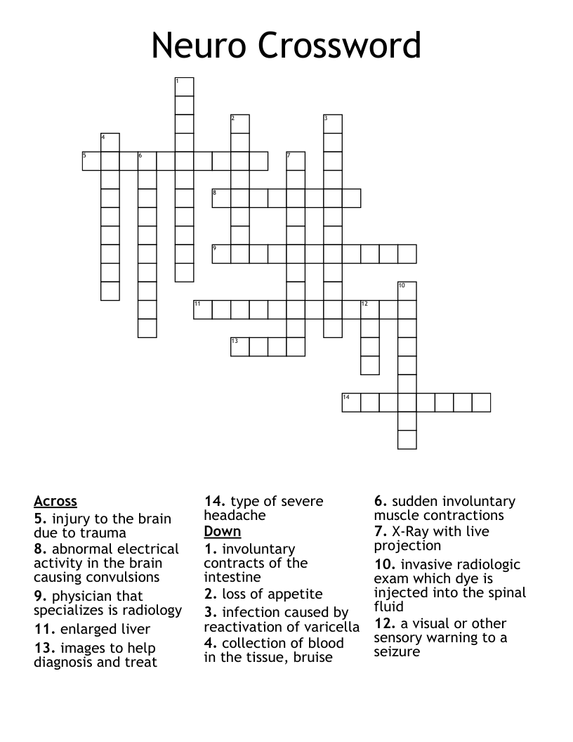 Neuro Crossword