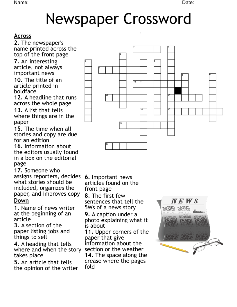 Newspaper Crossword