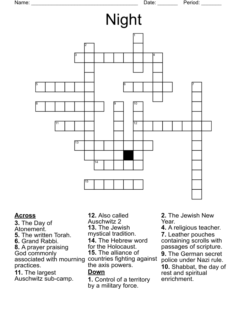 Night Crossword