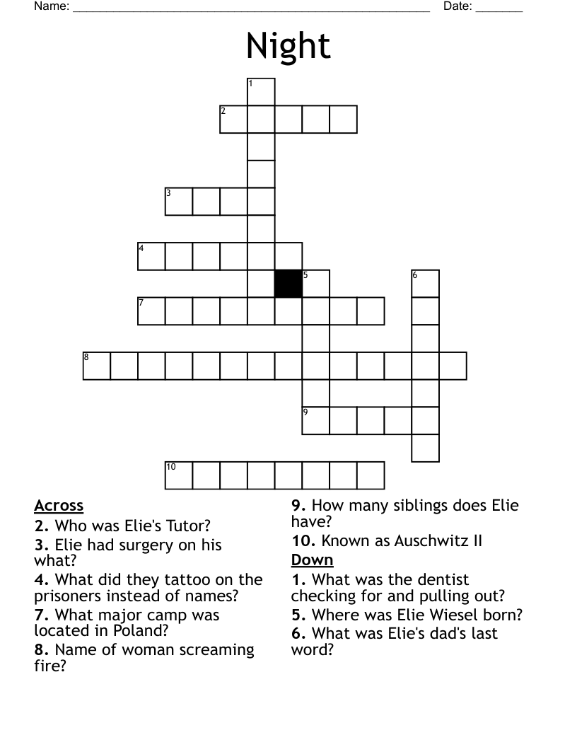 Night Crossword