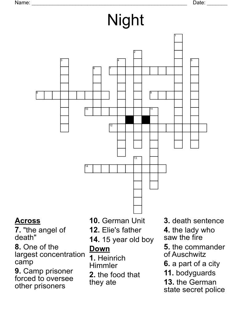 Night Crossword