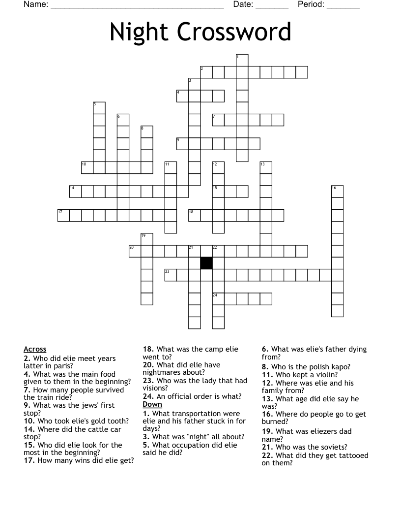 Night Crossword