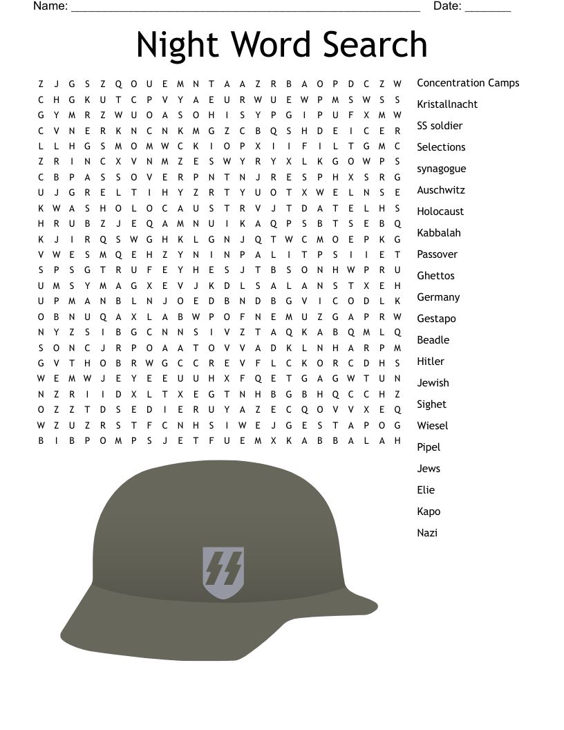 Night Word Search 