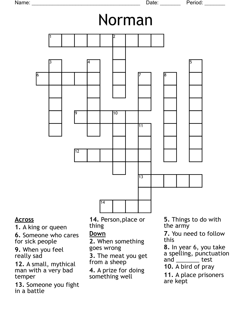 Norman  Crossword