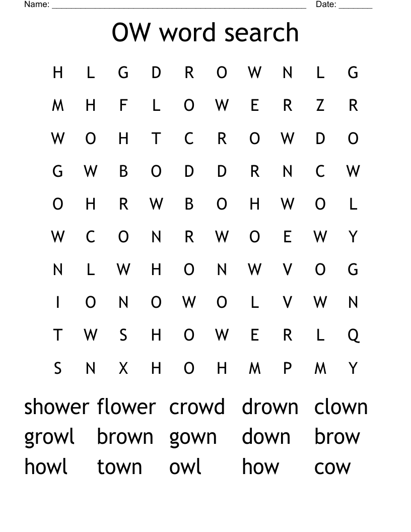 OW word search