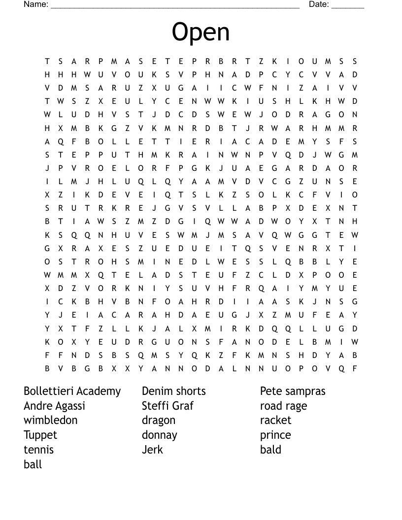 Open Word Search