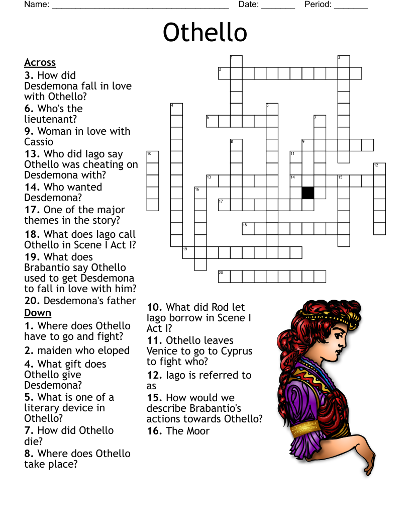 Othello Crossword