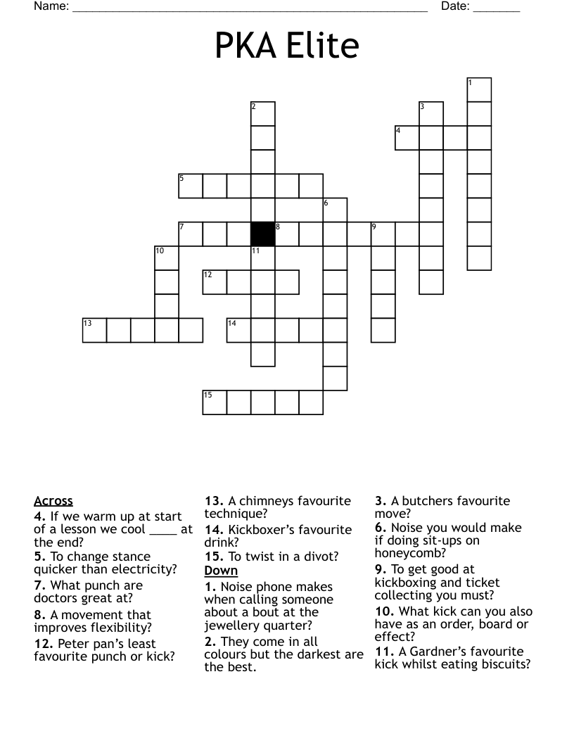 PKA Elite Crossword