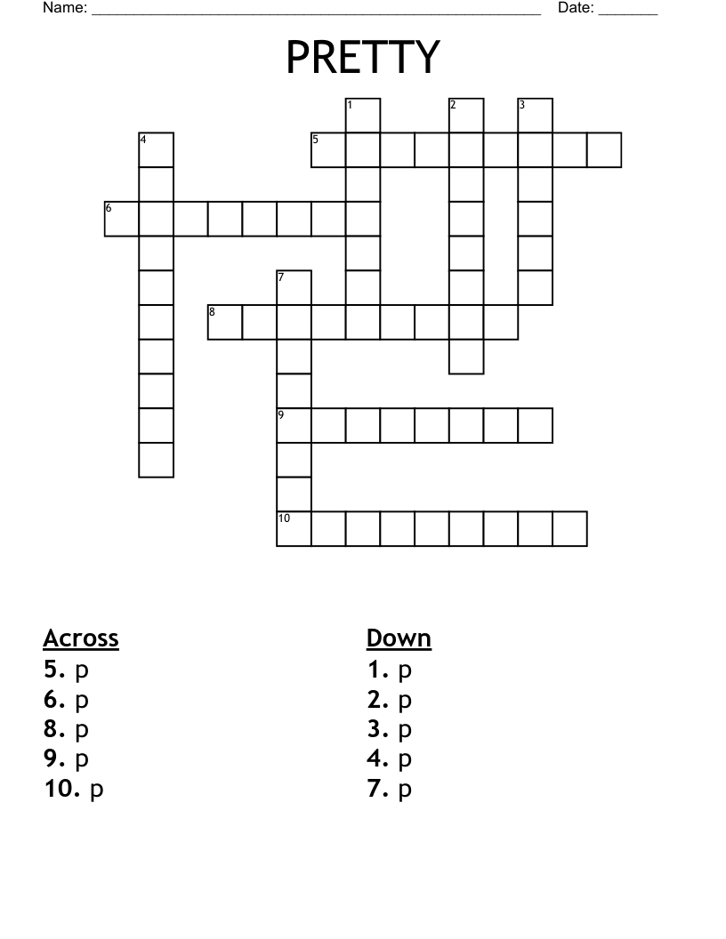 PRETTY Crossword
