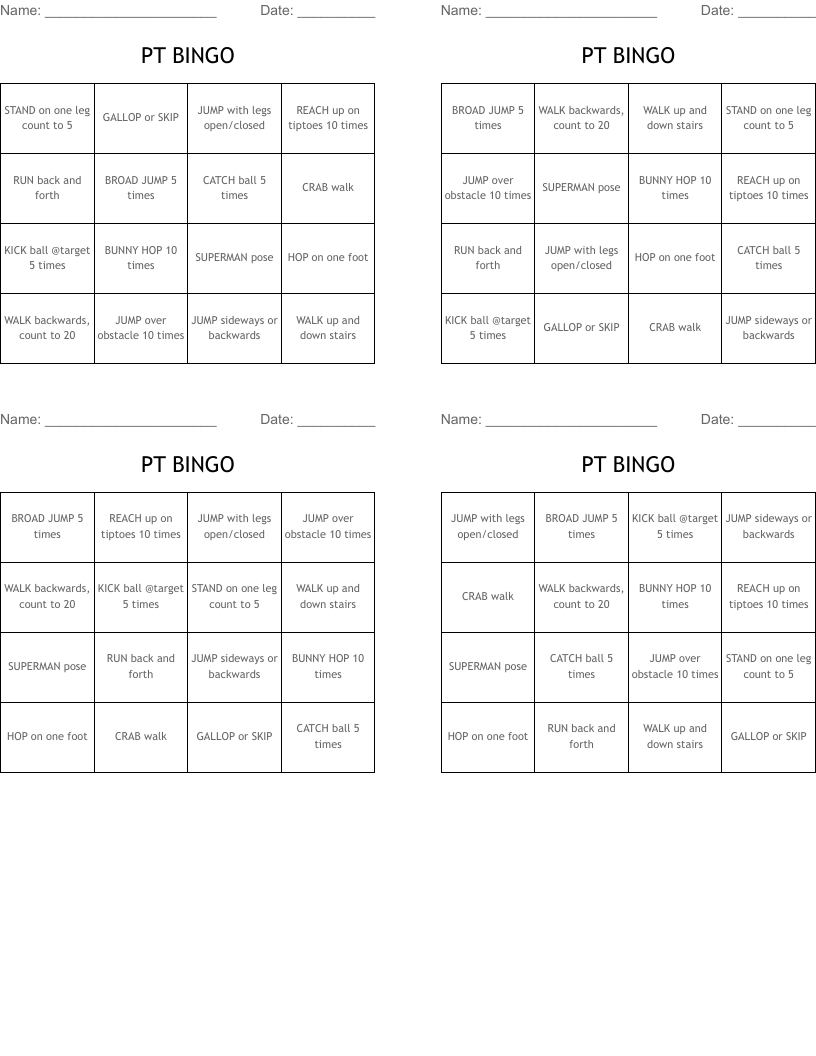 PT BINGO