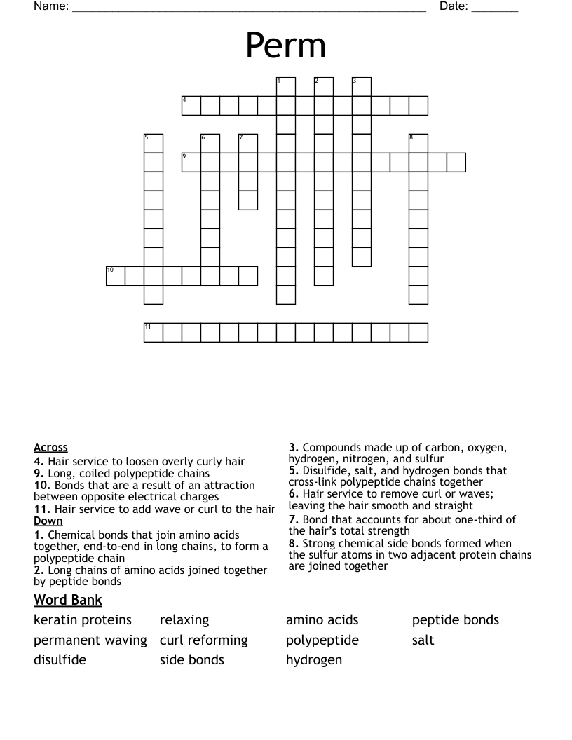 Perm Crossword