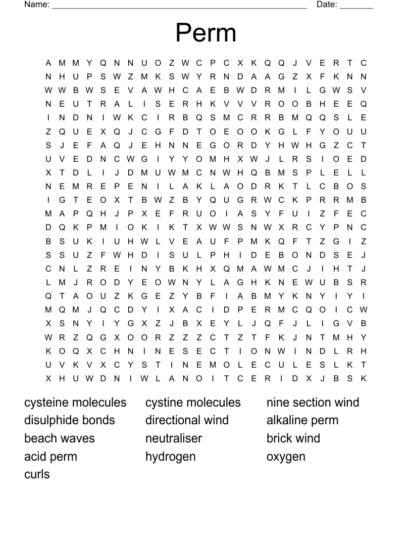Perm Word Search