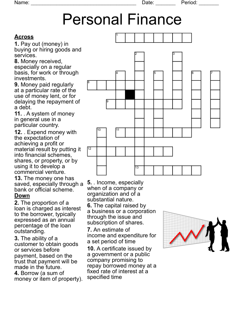 Personal Finance Crossword