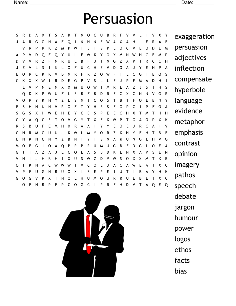 Persuasion Word Search