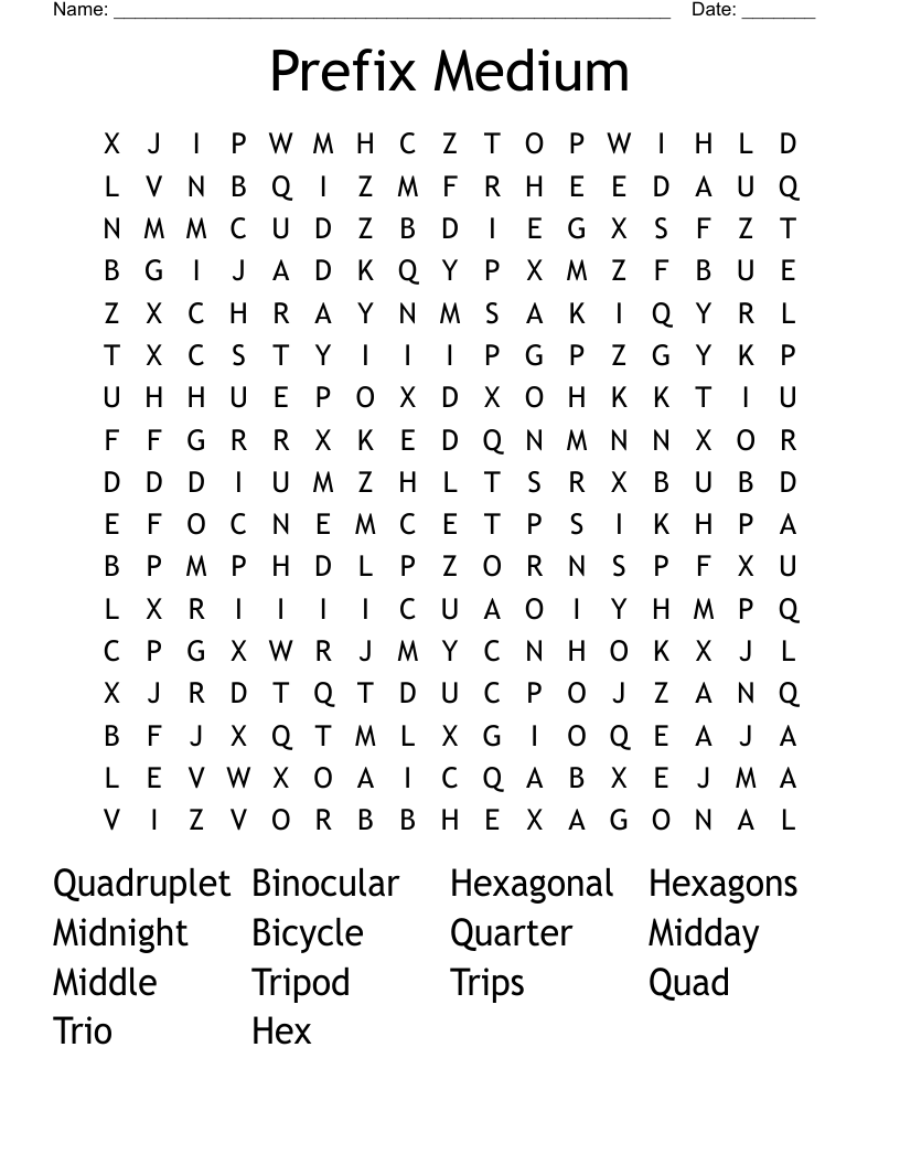 Prefix Medium Word Search