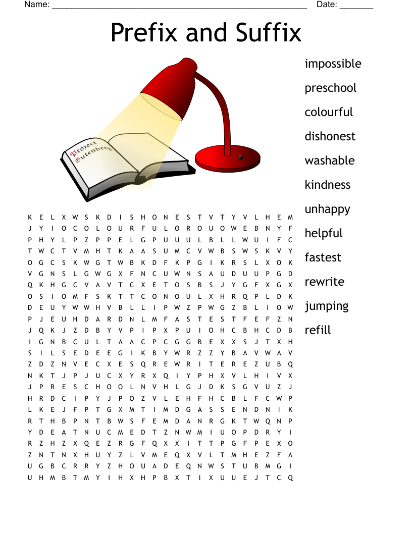 Prefix and Suffix Word Search