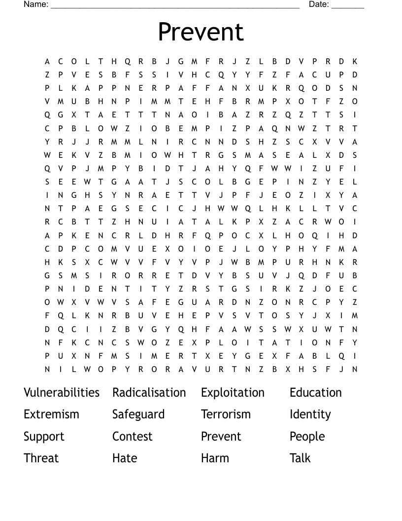 Prevent Word Search