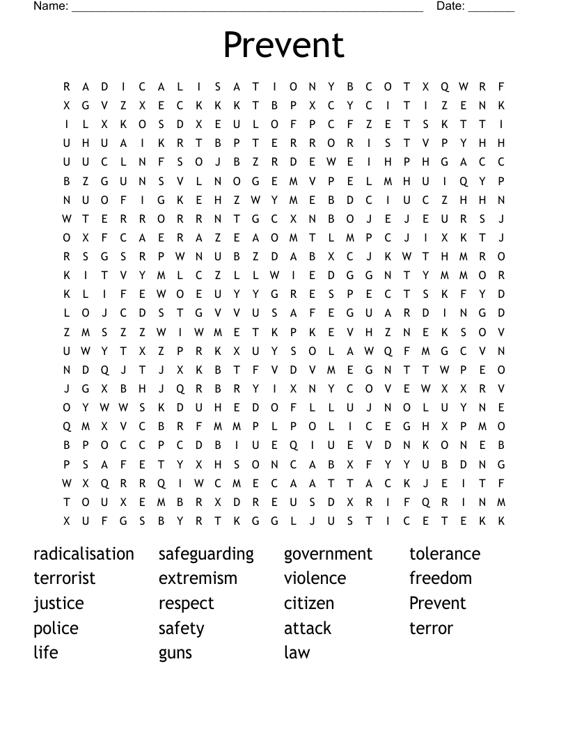 Prevent  Word Search