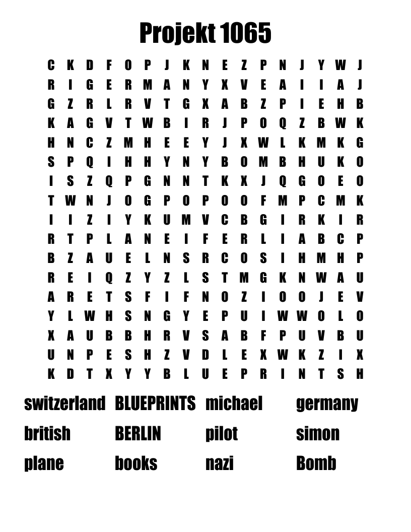 Projekt 1065 Word Search