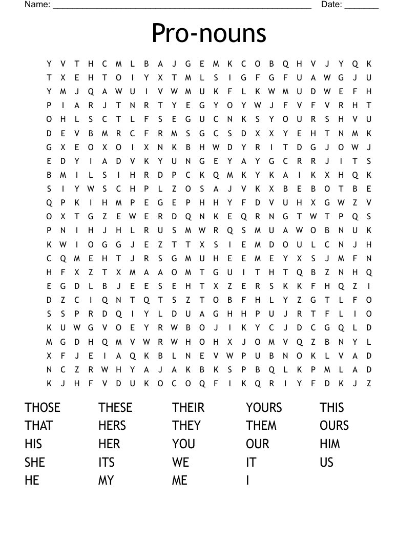 Pro-nouns