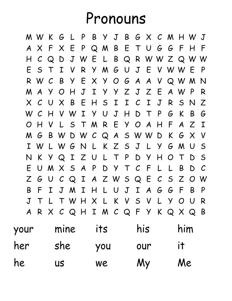 Pronouns