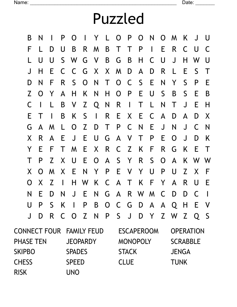 Puzzled Word Search
