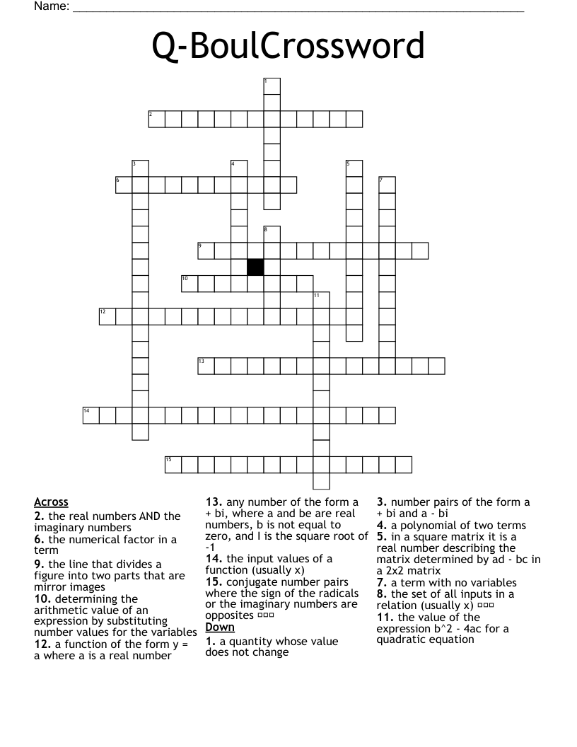 Q-BoulCrossword