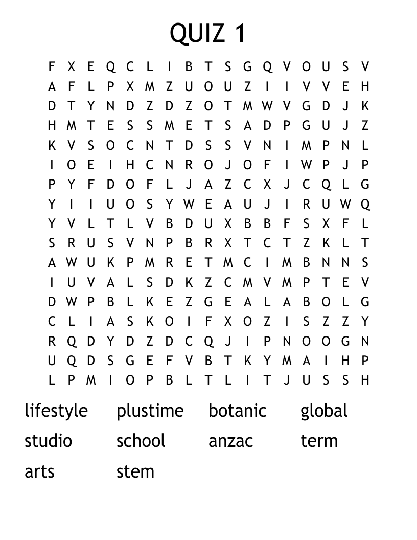 QUIZ 1