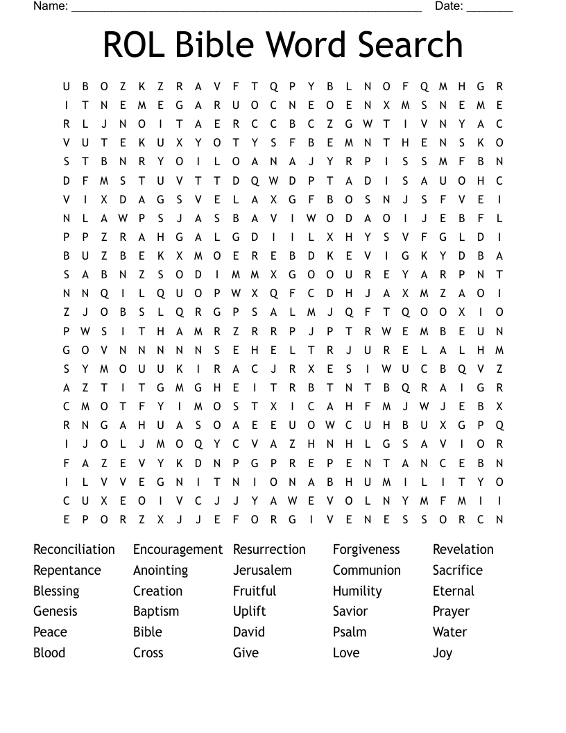 ROL Bible Word Search