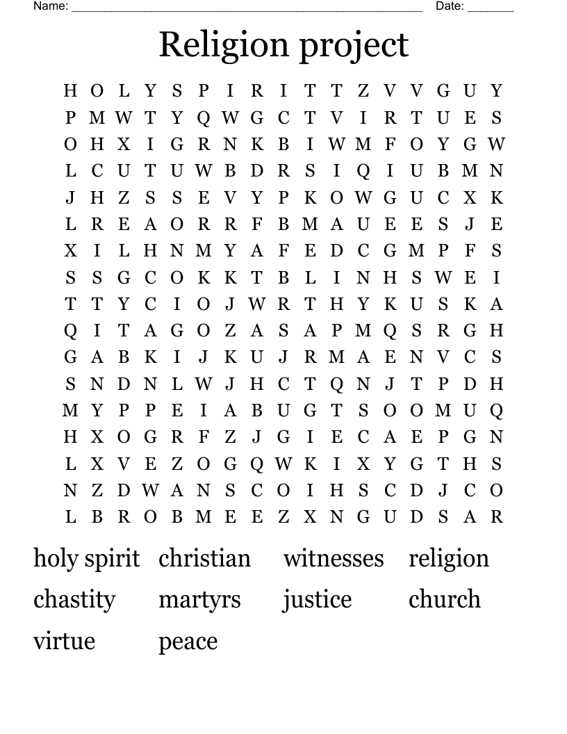 Religion project