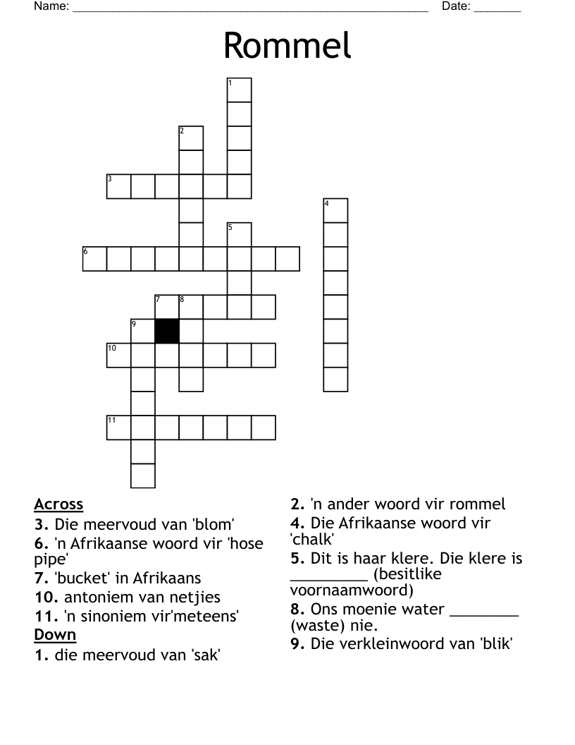 Rommel Crossword