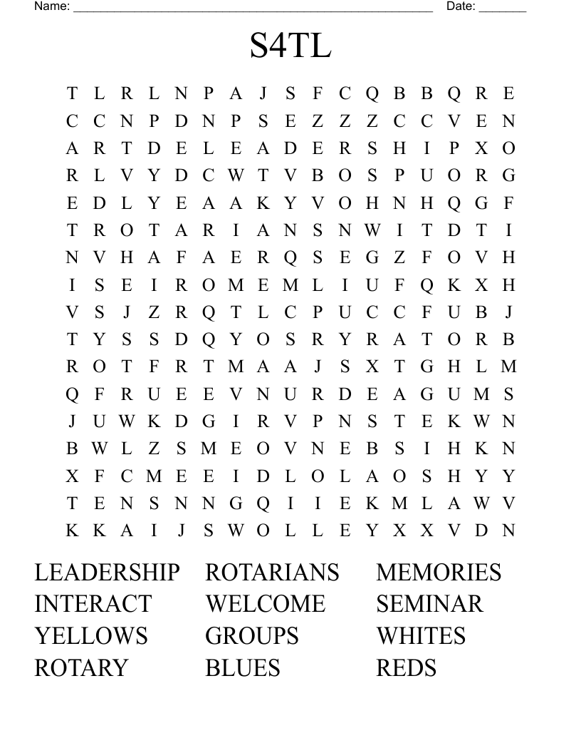 S4TL Word Search