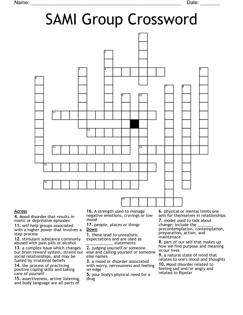 SAMI Group Crossword