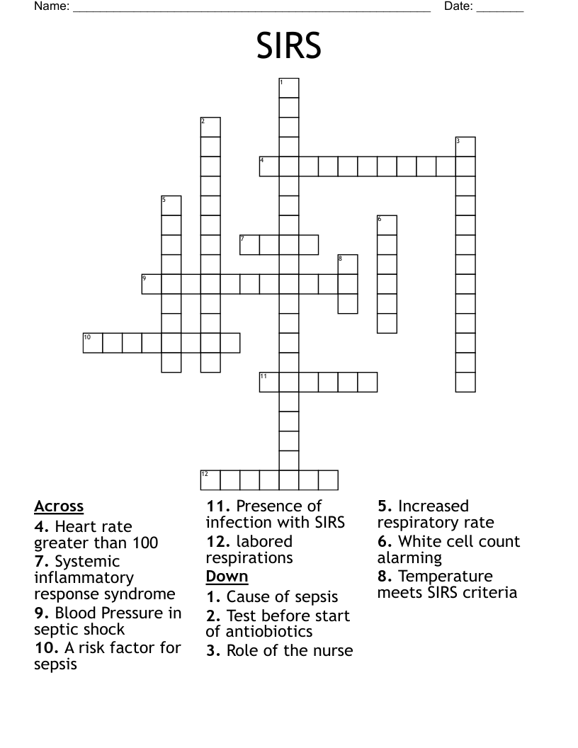 SIRS Crossword