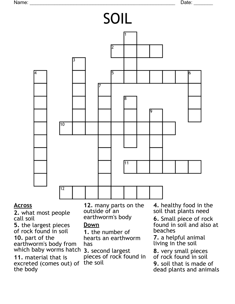 SOIL  Crossword