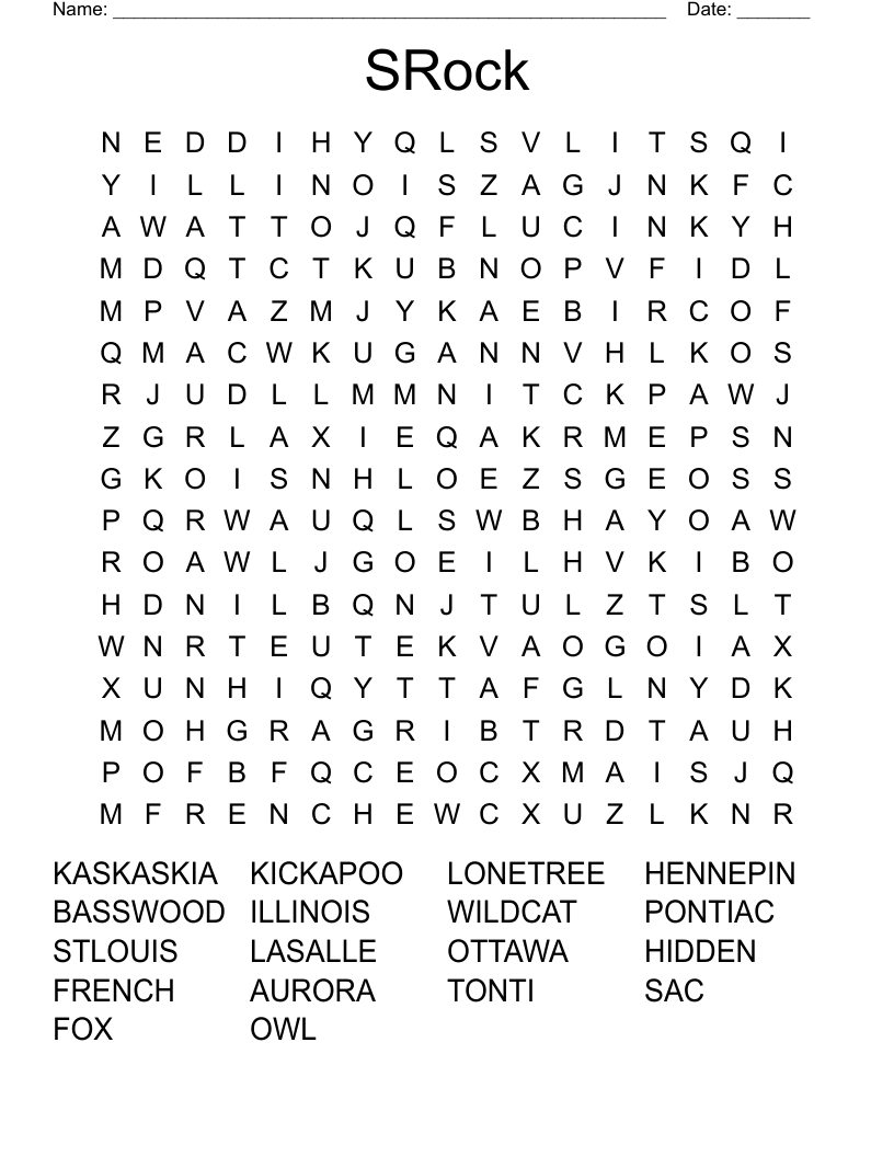 SRock Word Search
